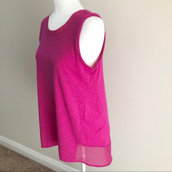 ADRIENNE VITTADINI high-low sleeveless blouse - Picture 4 of 8